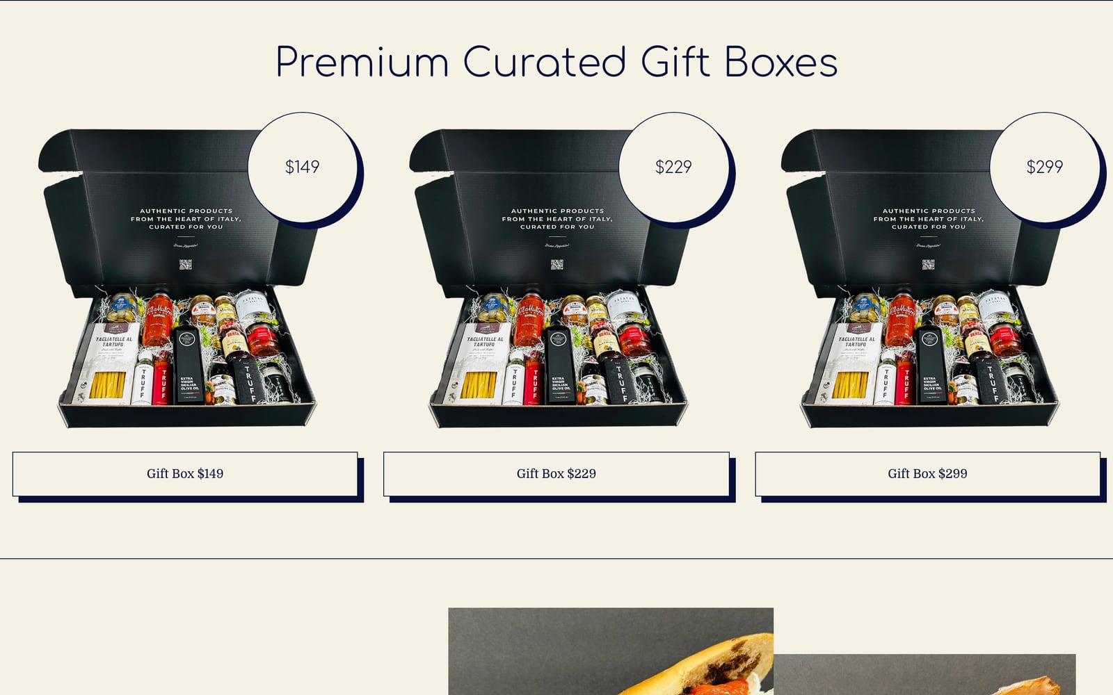 Ferrucci's Market desktop screen