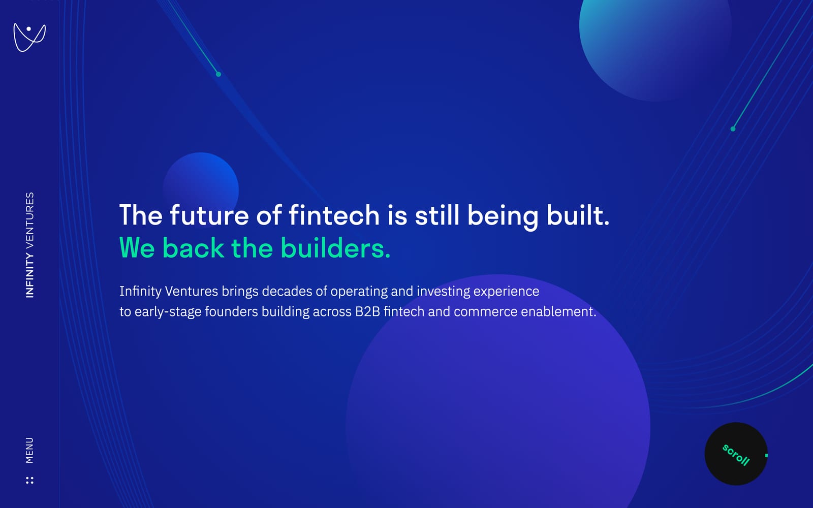 Infinity VC Capital desktop screen