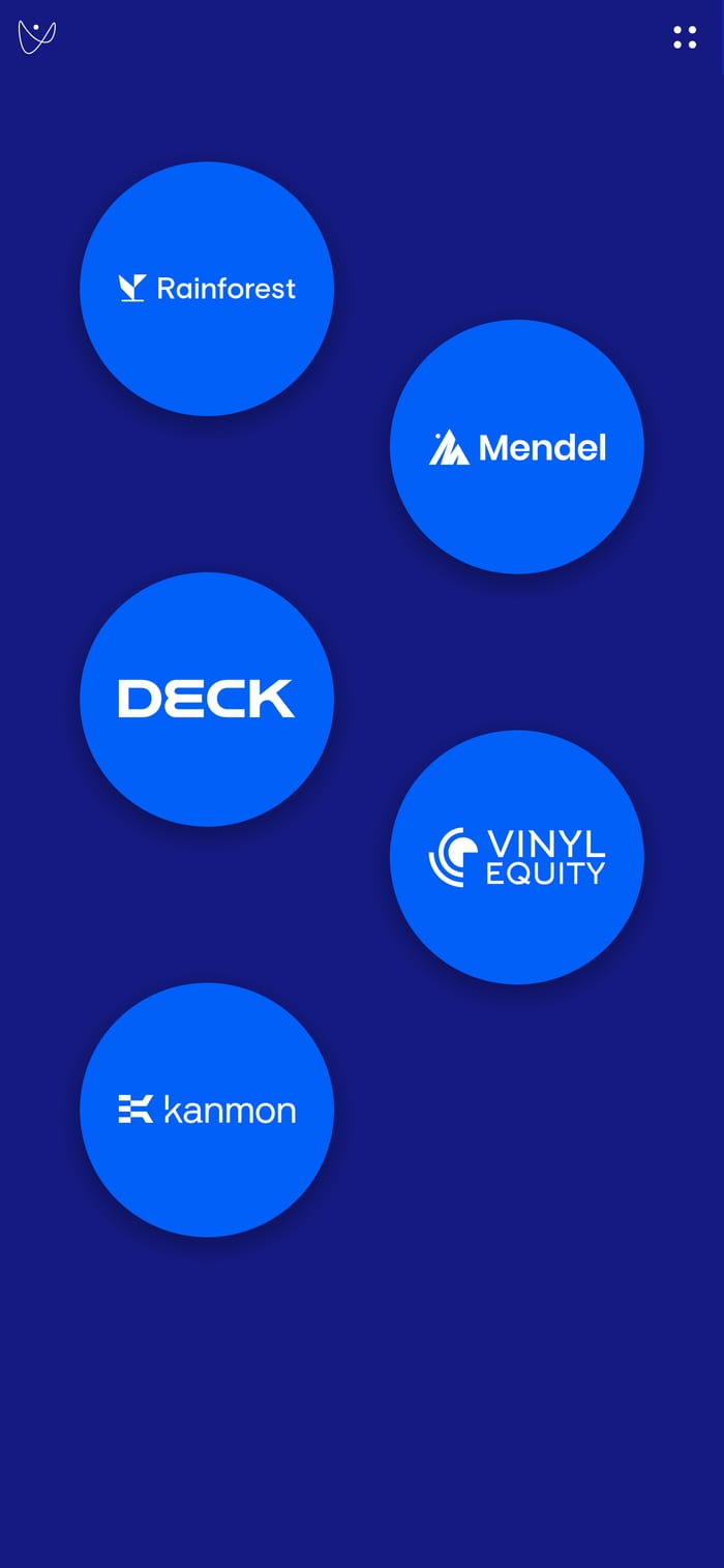 Infinity VC Capital mobile screen