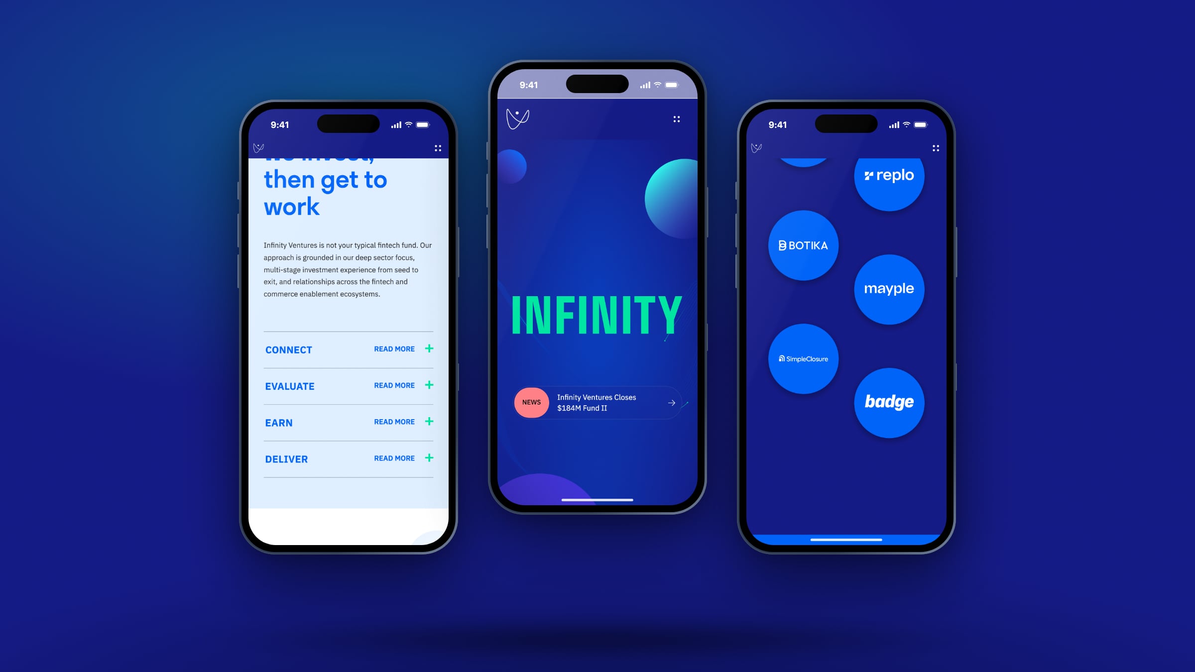 Infinity VC Capital website